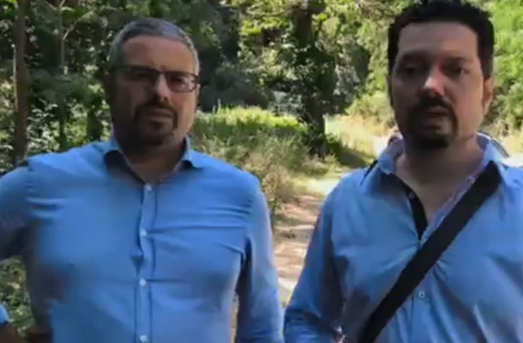 Lamporecchio, sopralluogo di Giannarelli (M5S)
