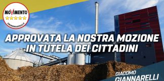 Giacomo Giannarelli (M5S) sull’impianto a biomasse di Ospedaletto: “Verificare subito gli esiti dell’indagine epidemiologica”