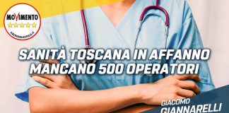 Giannarelli (M5S): “Subito più personale per gli ospedali toscani”