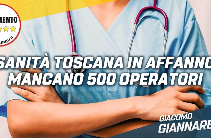 Giannarelli (M5S): “Subito più personale per gli ospedali toscani”