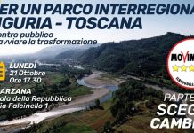 Trasformazione del Parco Regionale Montemarcello Magra in Parco Interregionale Liguria-Toscana. Giannarelli oggi a Sarzana per incontro pubblico