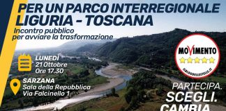 Trasformazione del Parco Regionale Montemarcello Magra in Parco Interregionale Liguria-Toscana. Giannarelli oggi a Sarzana per incontro pubblico