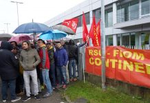 Esuberi ex Continental, la Consigliera Irene Galletti (M5S) al presidio con i lavoratori