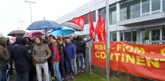 Esuberi ex Continental, la Consigliera Irene Galletti (M5S) al presidio con i lavoratori