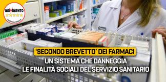 ‘Secondo brevetto’ dei farmaci, Quartini (M5S): “Eccessivi guadagni per le aziende, in contrasto con le finalità sociali del servizio sanitario.”